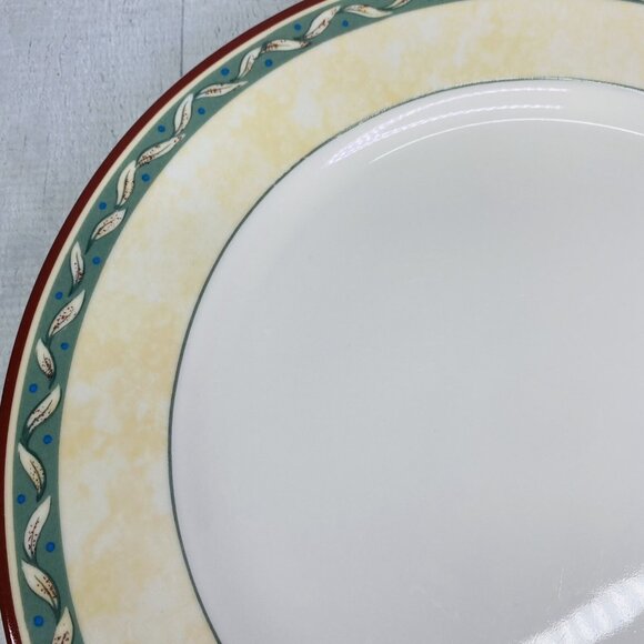 PTS international Interiors PROVENCE Fruit Leaves Porcelain Chop Plate Platter - Picture 6 of 13